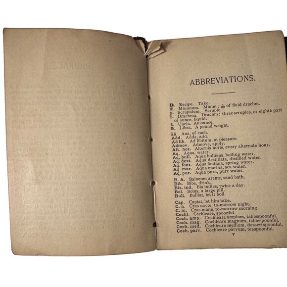 Saunders' Pocket Medical Lexicon John M. Keating M.D. 1890 W.B. Saunders Leather - Picture 8 of 16